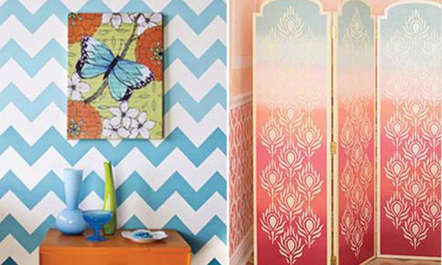 Made to Fade! Creative Ombre and Stenciled Surfaces