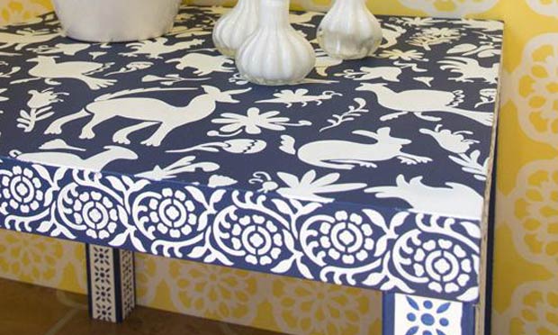 Stencil DIYs With the Haute and Trending Otomi Patterns
