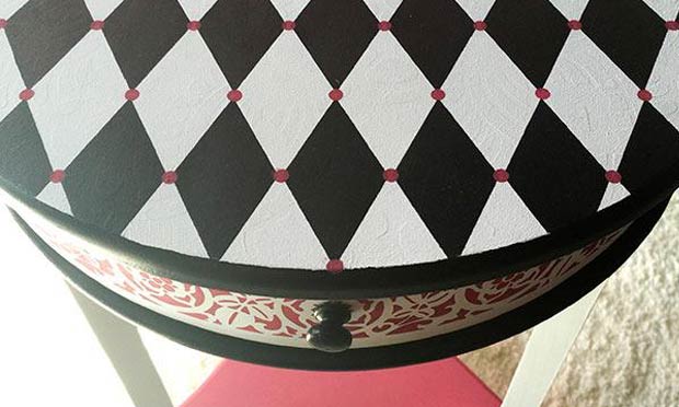 5 Harlequin Diamond Pattern Stencil Ideas