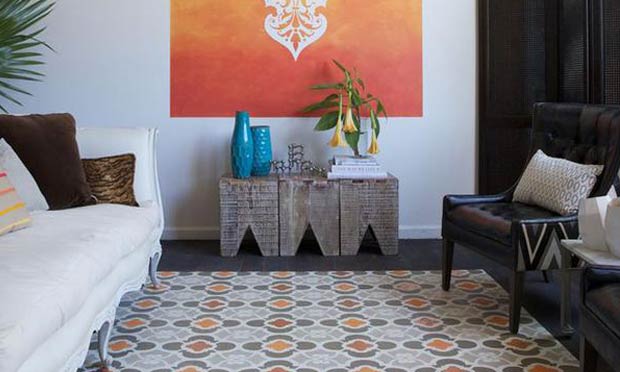 Stylishly Stenciled Floors