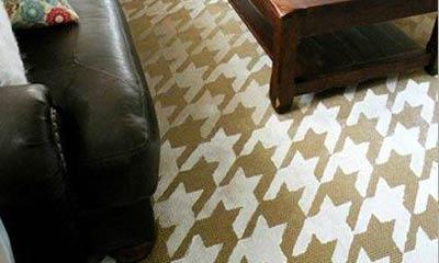 Stylishly Stenciled Indoor Rugs!