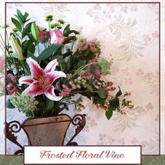 Royal Recipe: How to Stencil a Frosted Floral Vine Design