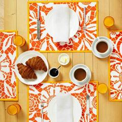 Set a Stylish Table with Stenciled Placemats