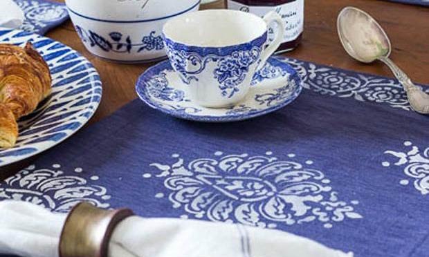 Color Trend: 8 Indigo Blue Stencil Decor Ideas