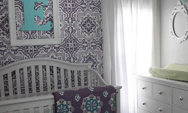 5 Baby Room Decor Accent Walls Ideas with Nursery Stencils