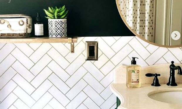 Bathroom Stencils: The Wonder Wall that Lasts Longer Than Wallpaper