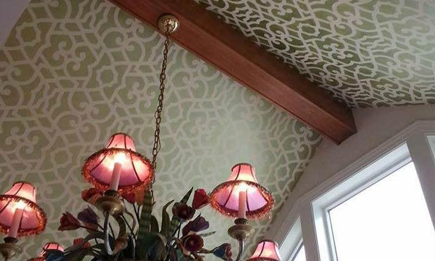 On the Up and Up: Decorate Your Home with Ceiling Stencils