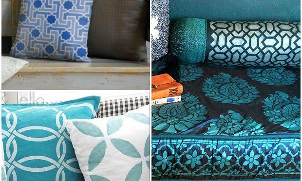 Stenciled Pillows for Every Style