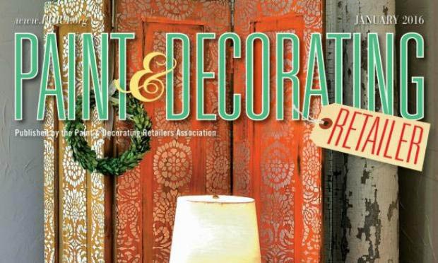 Design Trend: Our Stencils Covered in Paint & Decorating Magazine