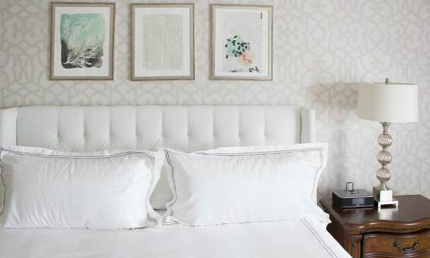 White-Haute Trend: Stenciled Walls and Furniture