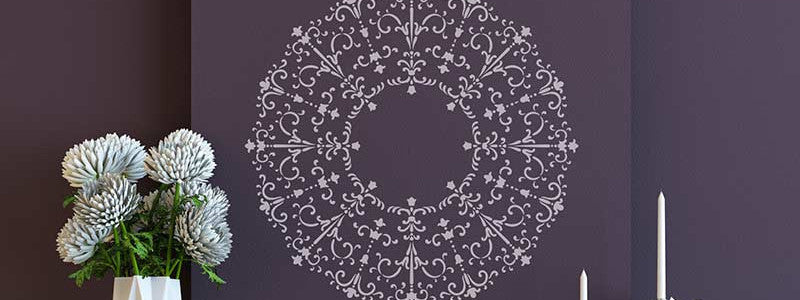 Ceiling Medallions Stencils