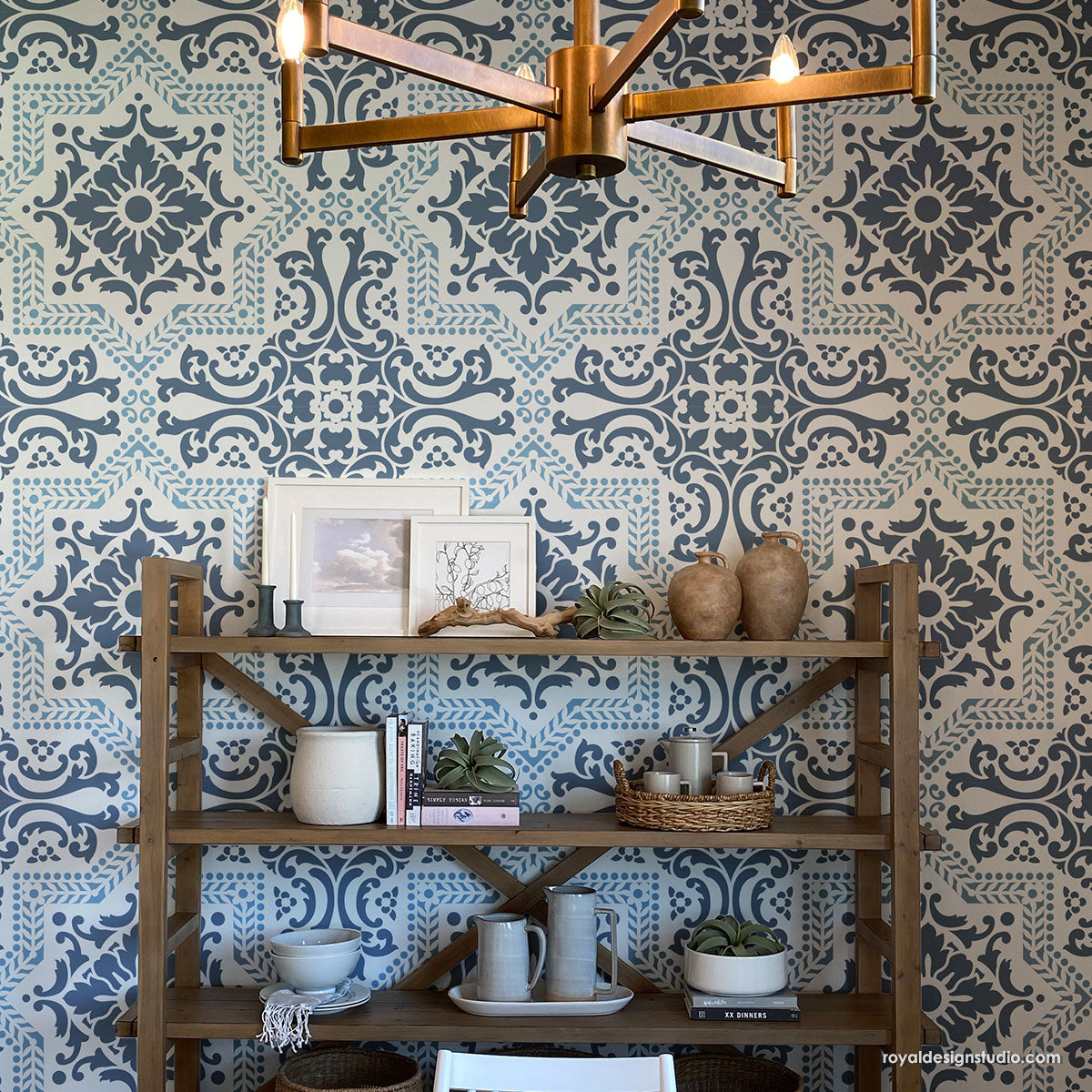 Upscaled Lisboa Tile Stencil