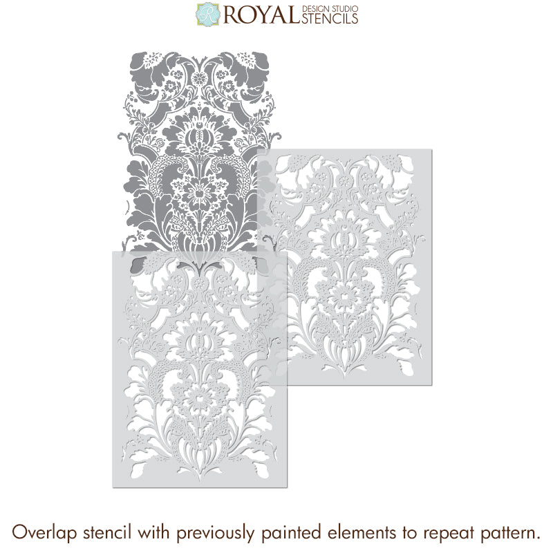 NEW! Upscaled Lisabetta Wall Stencil