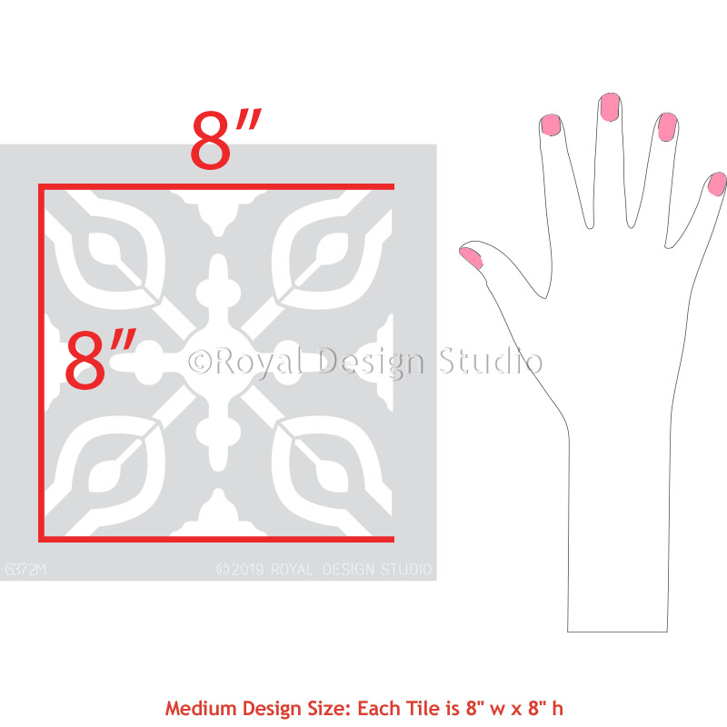 Petra Tile Stencil