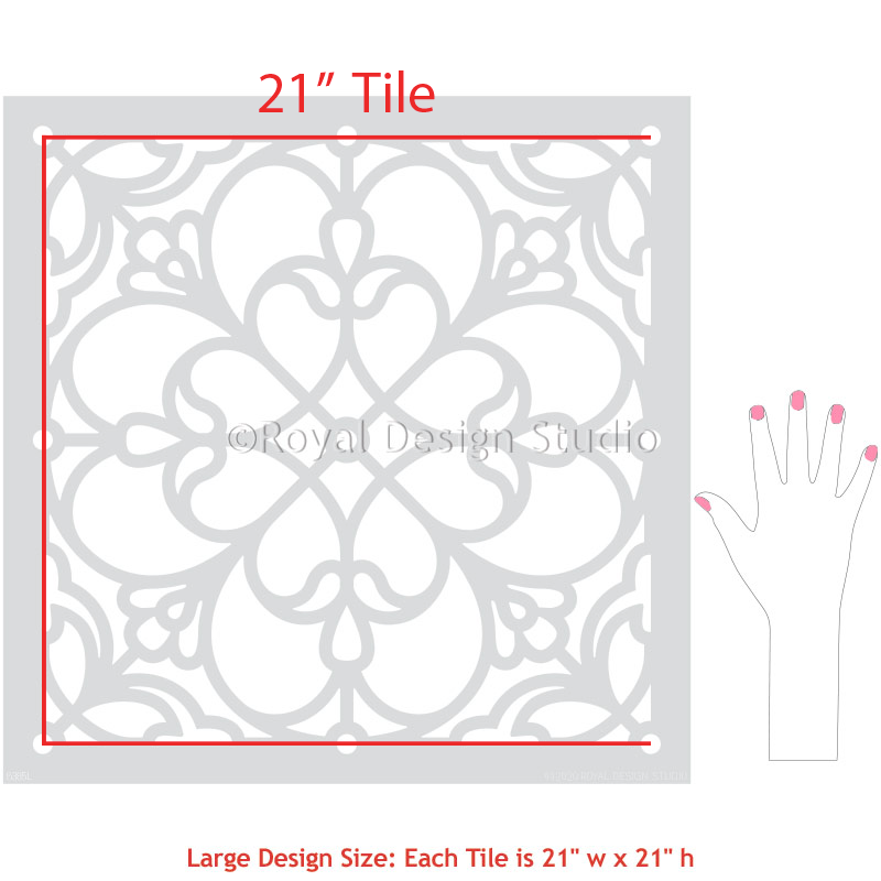 Estevan Tile Stencil
