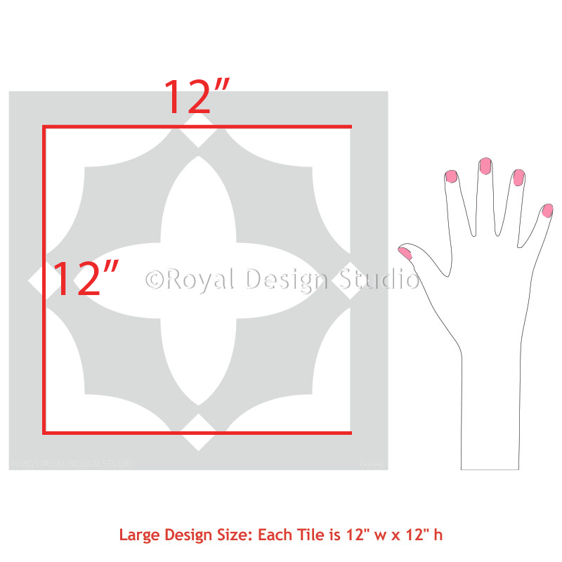Finley Tile Stencil