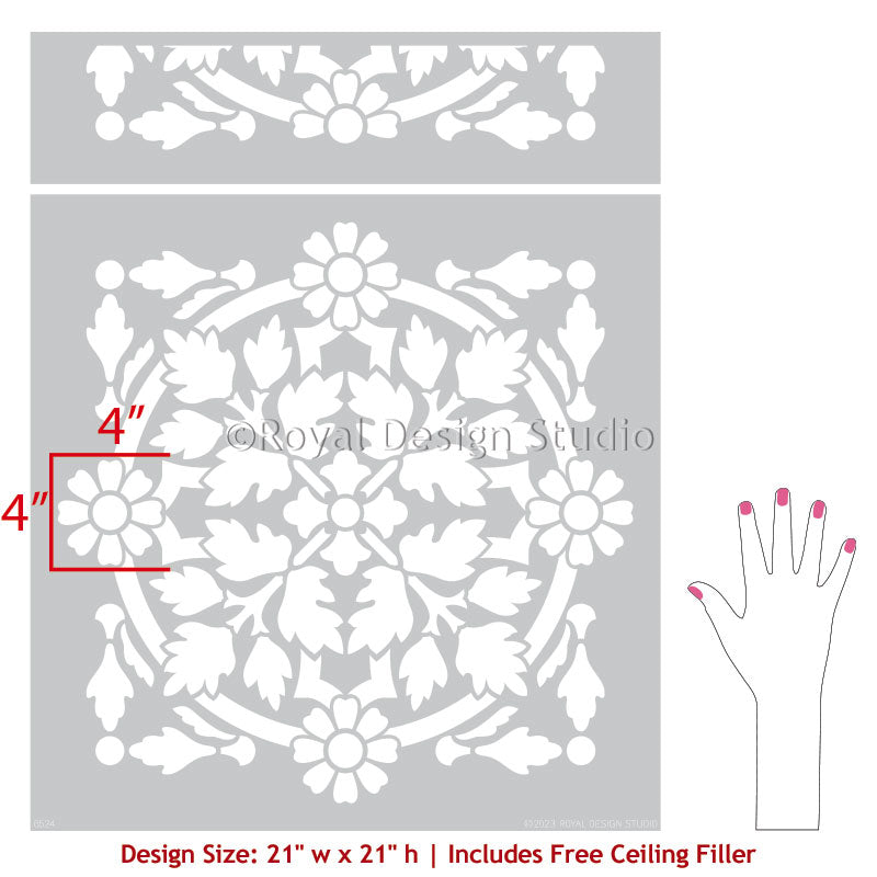 New! Trinidad Tile Stencil