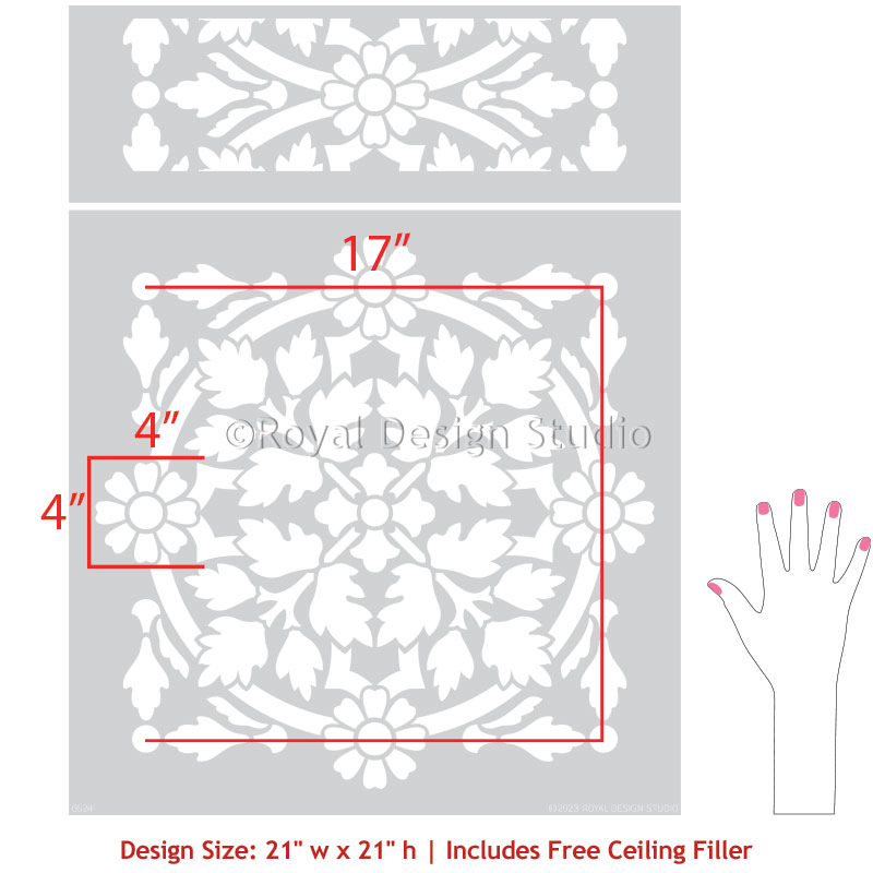Trinidad Tile Stencil
