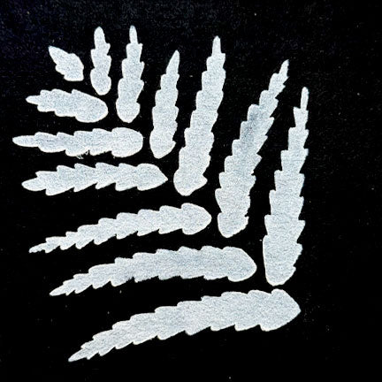 Ballet Slipper Stencil Creme