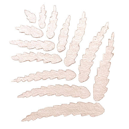 Ballet Slipper Stencil Creme