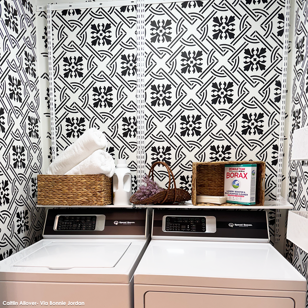 Caitlin Allover Tile Stencil