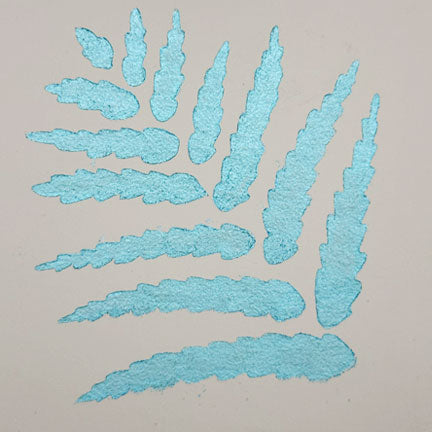 Metallic Teal Stencil Creme