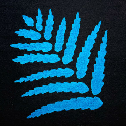 Peacock Fancy Stencil Creme