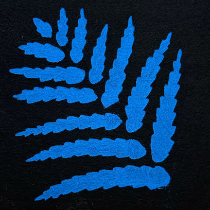 Royal Blue Stencil Creme