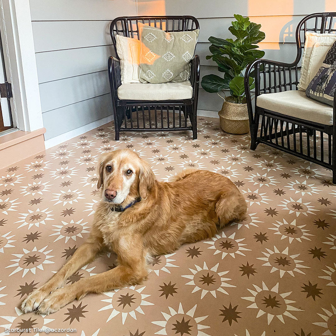 Starburst Tile Stencil