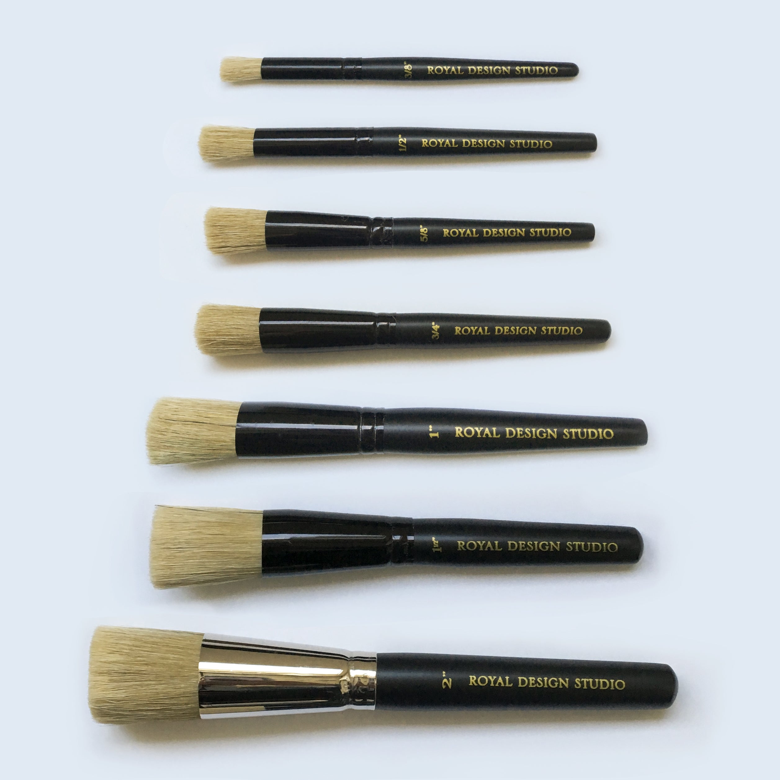 Set of 7 Stencil Brushes