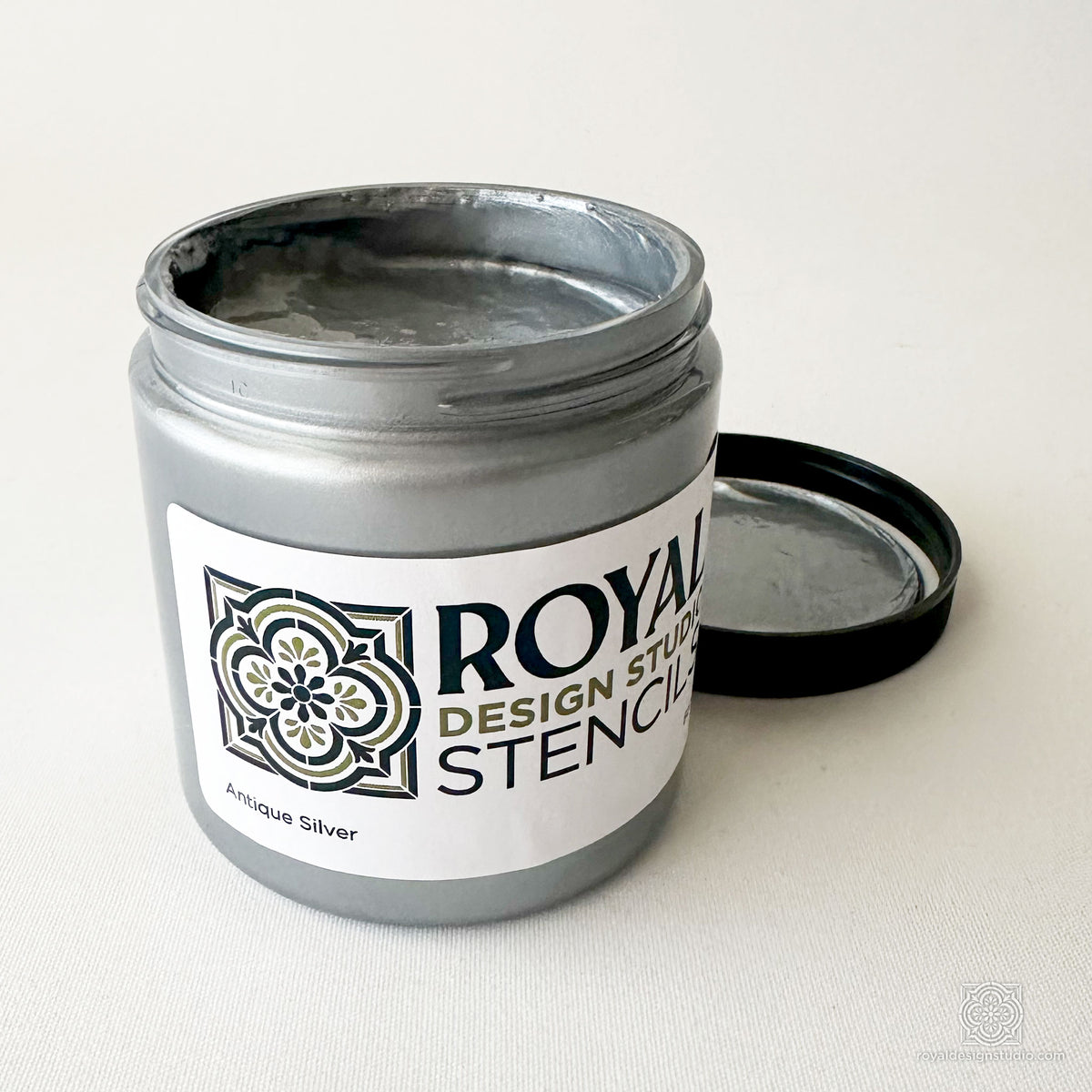 Antique Silver Stencil Creme