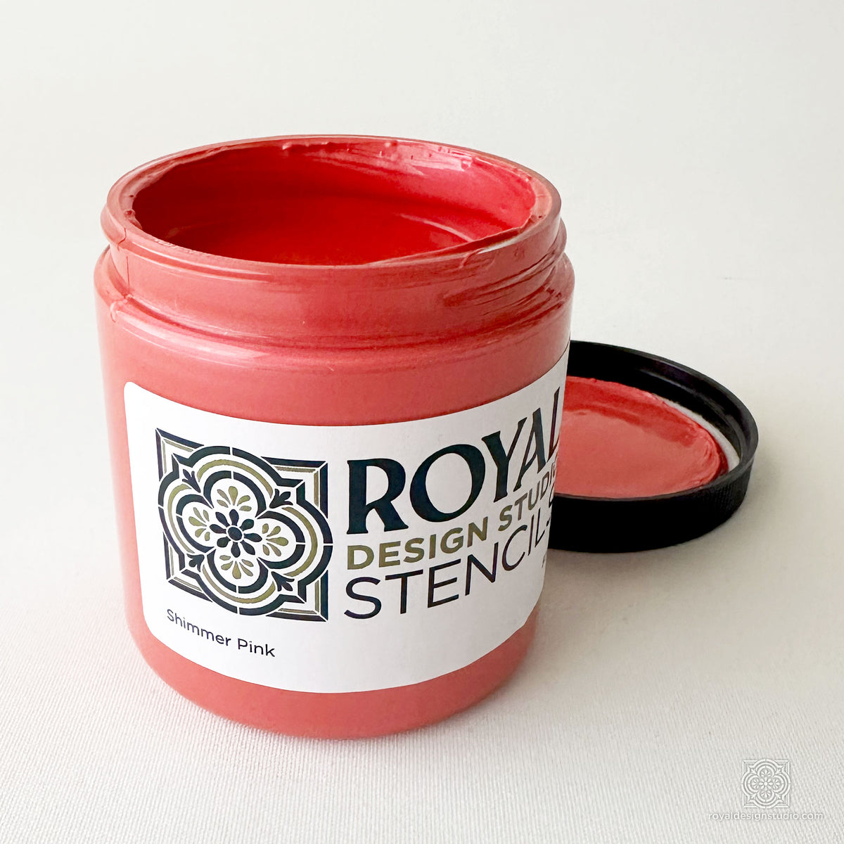 Shimmer Pink Stencil Creme