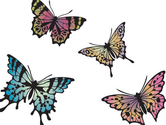 Papillon Stencils - Butterfly Stencil Set 