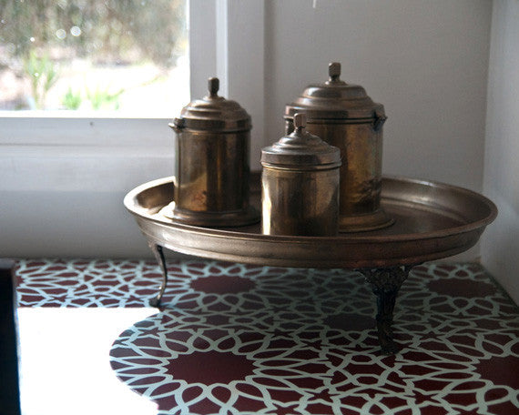 Chalk Paint Painted Furniture DIY Projects - Moroccan Stencils from Royal Design Studio