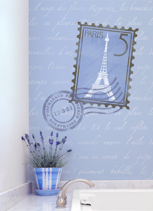 French Quotes Lettering Stencils - Royal Design Studio
