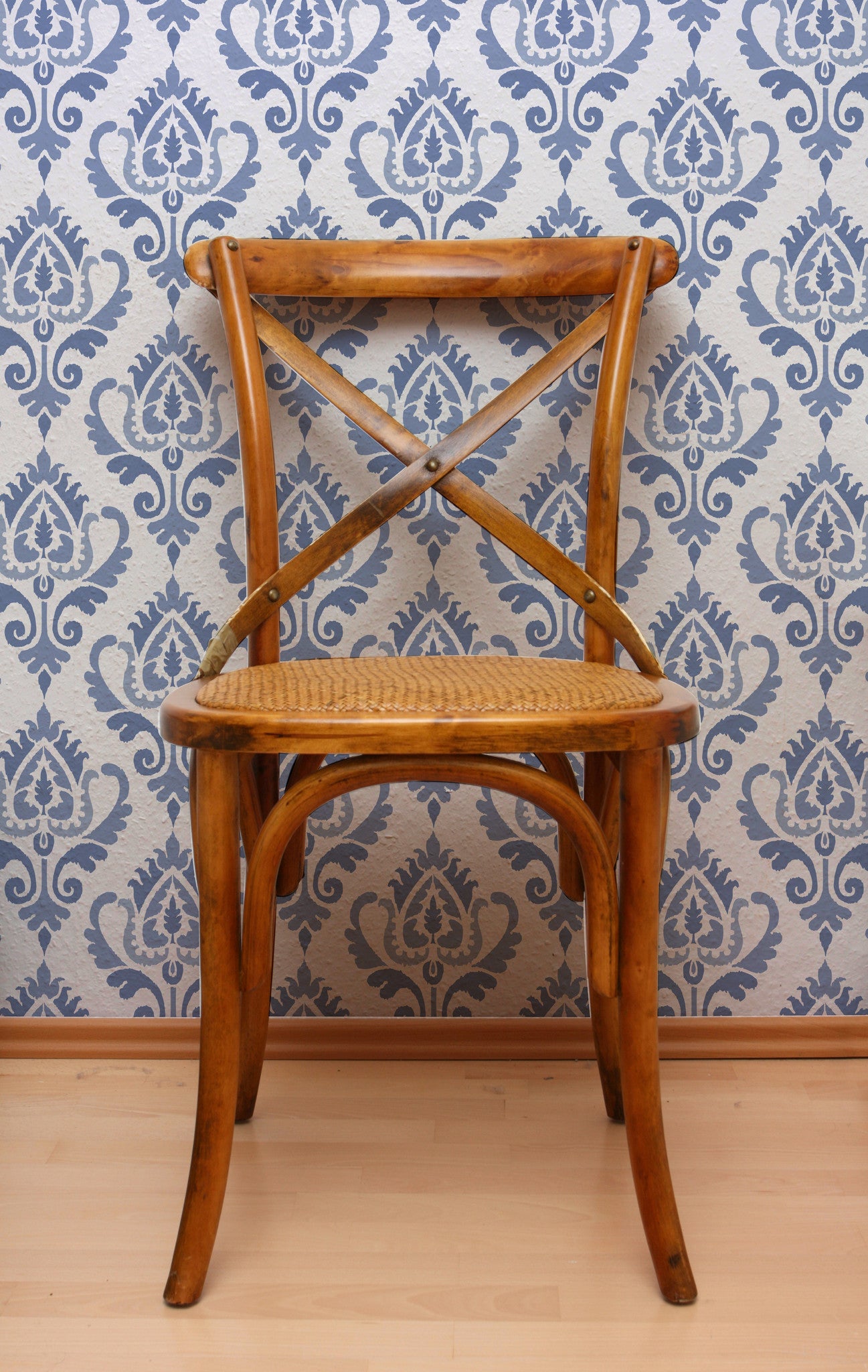 Pier 1 or Cost Plus for Less - DIY Paint Table Tops and Dressers with Trendy Ikat Stencil Patterns from Royal Design Studio