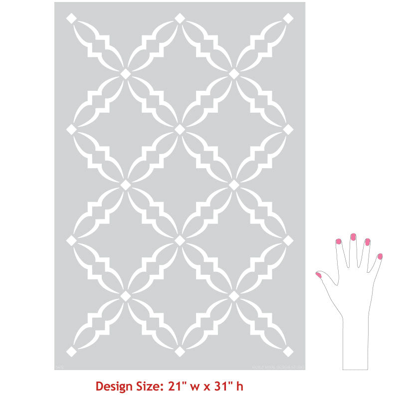 NEW! Adeline Trellis Wall Stencil