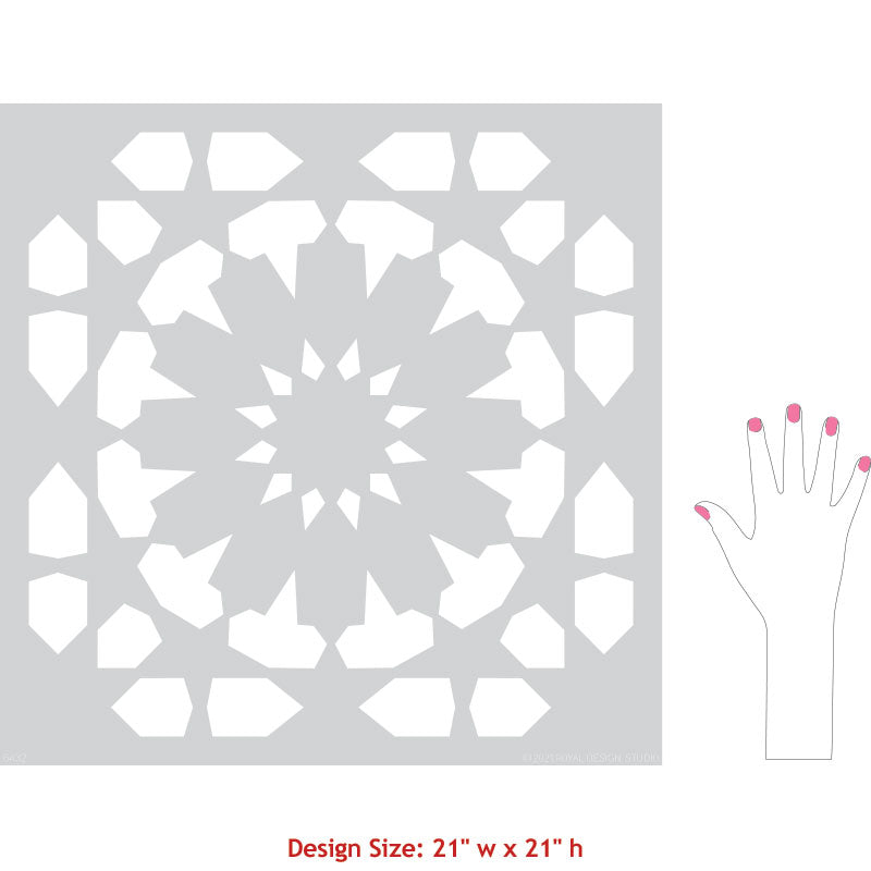 NEW! Marhaba Moroccan Tile Stencil