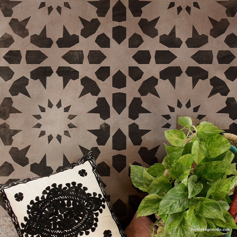 NEW! Marhaba Moroccan Tile Stencil