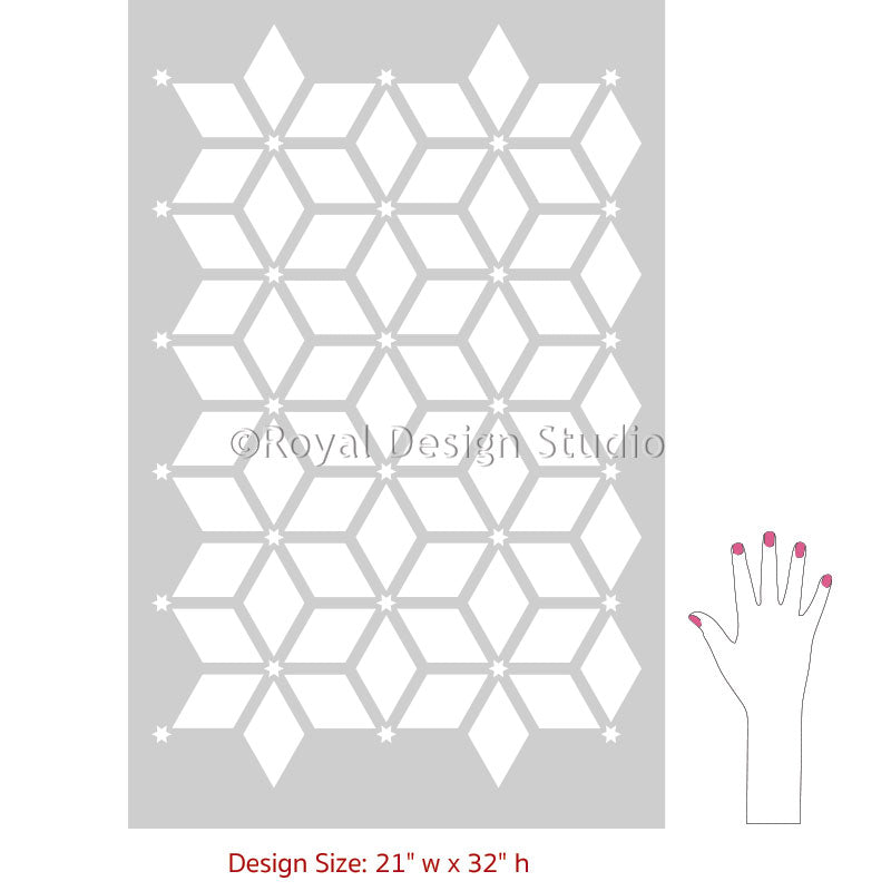 NEW! Tessellated Tile Stencil