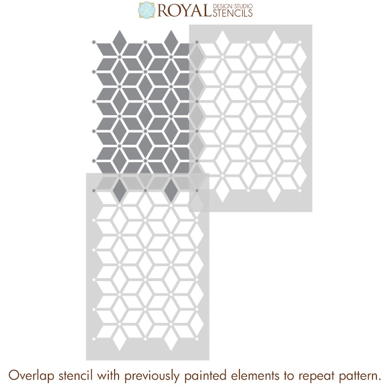 NEW! Tessellated Tile Stencil