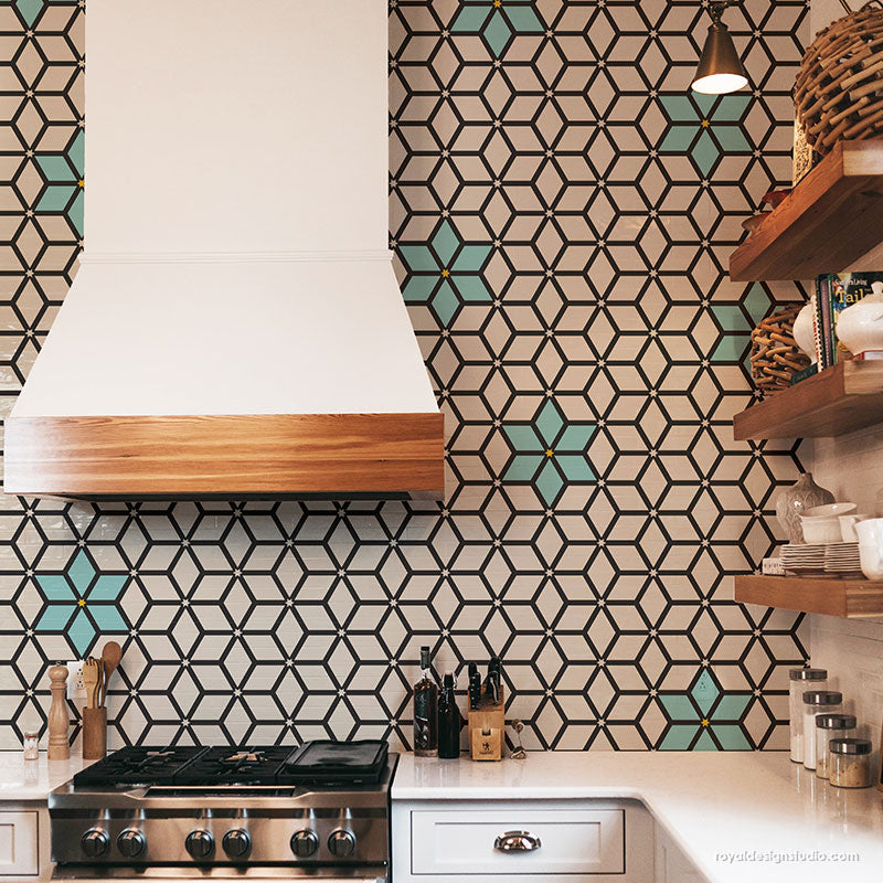 NEW! Tessellated Tile Stencil