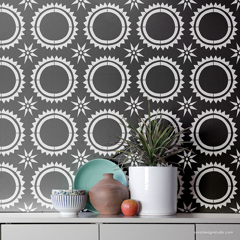 Orion Star Tile Stencil