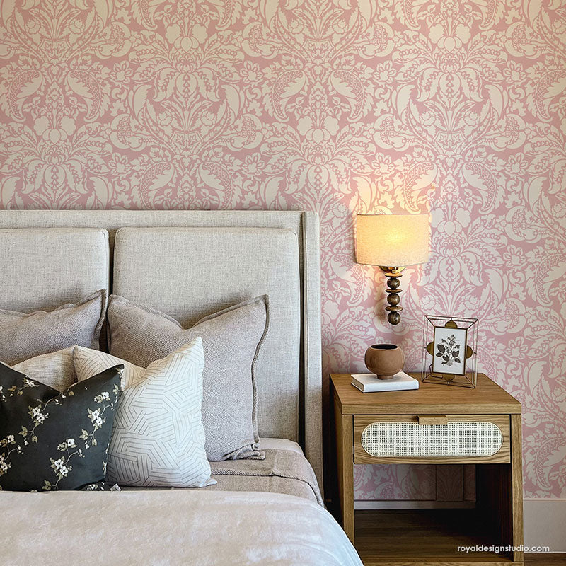 NEW! Isadora Damask Wall Stencil