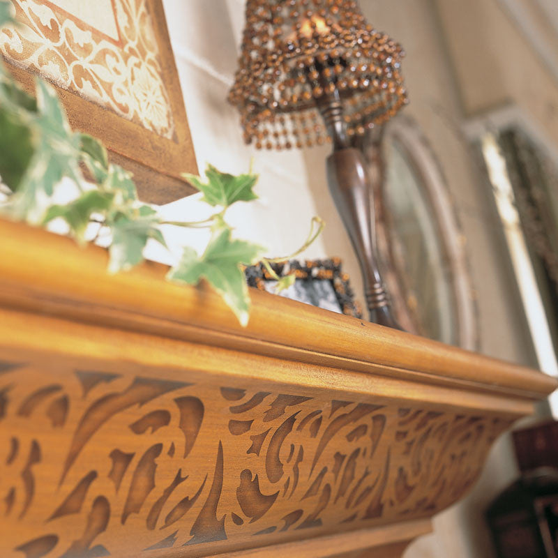 cornice with Palermo Scroll Border Stencils