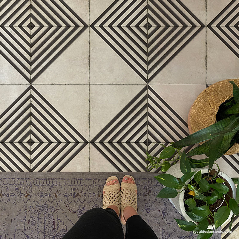 NEW! Tile Your Way Tile Stencil