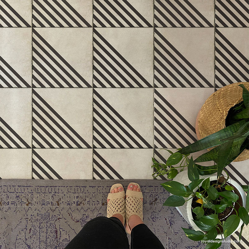Tile Your Way Tile Stencil