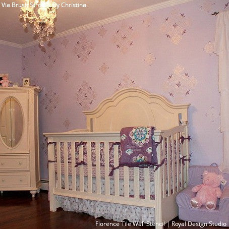 Florence Tile Wall & Furniture Stencil