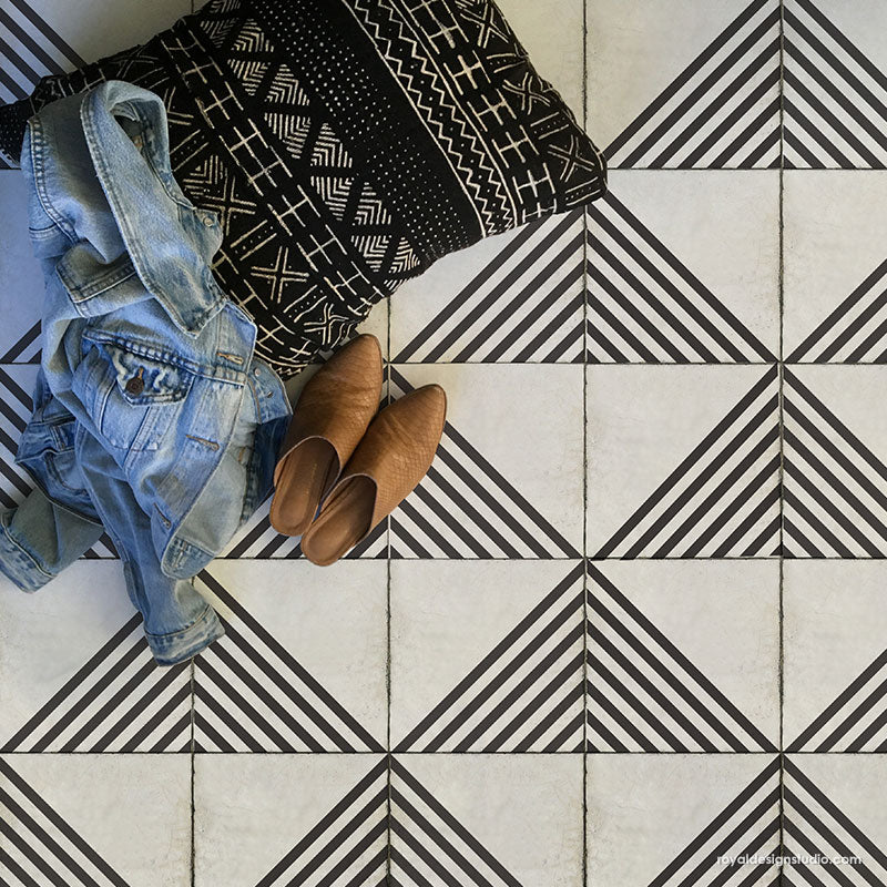 Tile Your Way Tile Stencil