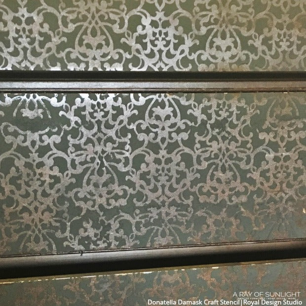 Donatella Damask Craft Stencil